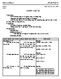 Giáo án Số học Lớp 6 - Tiết 46: Luyện tập - Đ