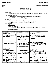 Giáo án Số học Lớp 6 - Tiết 48: Luyện tập - Đ