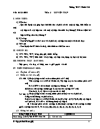 Giáo án Số học Lớp 6 - Tiết 5: Luyện tập - Năm học 2010-2011 - Nguyễn Hoài Phương