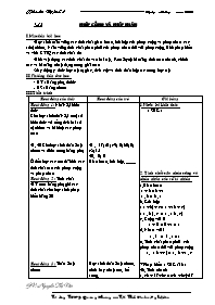 Giáo án Số học Lớp 6 - Tiết 6: Phép cộng và phép nhân - Năm học 2008-2009 - Nguyễn Thị Vân