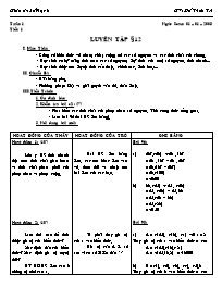 Giáo án Số học Lớp 6 - Tiết 64: Luyện tập - Đ