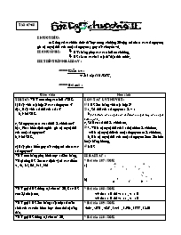 Giáo án Số học Lớp 6 - Tiết 67+68: Ôn tập chư