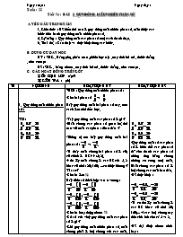 Giáo án Số học Lớp 6 - Tiết 74, Bài 5: Quy đồng mẫu nhiều phân số (Bản 4 cột)
