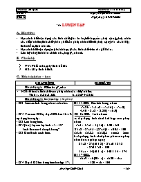 Giáo án Số học Lớp 6 - Tiết 8: Luyện tập - Nă