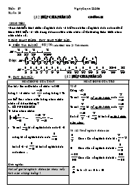 Giáo án Số học Lớp 6 - Tiết 87, Bài 12: Phép chia phân số - Năm học 2005-2006 - Nguyễn Văn Lợi