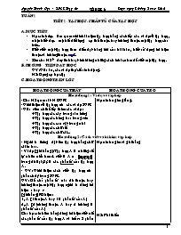 Giáo án Số học Lớp 6 - Tuần 1 - Năm học 2010-