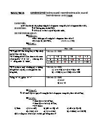 Giáo án Số học Lớp 6 - Tuần 15 - Tiết 46: Luyện tập về "Cộng hai số nguyên cùng dấu, hai số nguyên khác dấu"