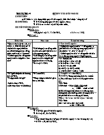 Giáo án Số học Lớp 6 - Tuần 16 - Tiết 49: Quy