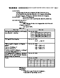 Giáo án Số học Lớp 6 - Tuần 20 - Tiết 62: Luy