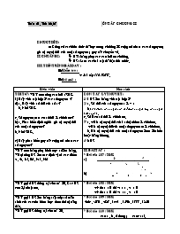 Giáo án Số học Lớp 6 - Tuần 21 - Tiết 66, 67: