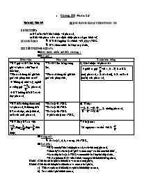 Giáo án Số học Lớp 6 - Tuần 22 - Tiết 69, Bài