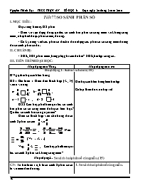 Giáo án Số học Lớp 6 - Tuần 26 - Năm học 2009-2010 - Nguyễn Thành Đạt