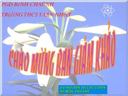 Bài giải môn Hóa học Lớp 8 - Bài 26: Oxit - Nguyễn Thị Lưu Luyến