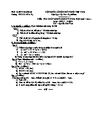Đề kiểm tra chất lượng học kỳ I môn Toán Khối 6 - Năm học 2009-2010 - Nguyễn Kim Viên