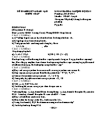 Đề kiểm tra chất lượng học kỳ I môn Toán Lớp 6 - Năm học 2012-2013 - Trường THCS Trường Xuân