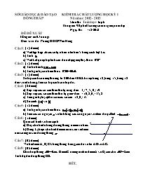 Đề kiểm tra chất lượng học kỳ I môn Toán Lớp 6 - Năm học 2012-2013 - Phòng GD & ĐT Tân Hồng