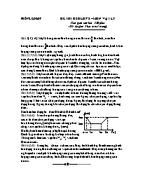 Đề kiểm tra học sinh giỏi môn Vật lí Lớp 8 - Năm học 2007-2008