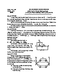 Đề thi chọn học sinh giỏi môn Vật lí Lớp 9 - Năm học 2005-2006