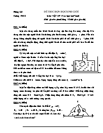 Đề thi chọn học sinh giỏi môn Vật lí Lớp 9 - Năm học 2007-2008 (