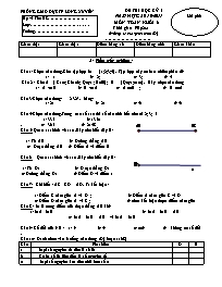 Đề thi kiểm tra học kỳ I môn Toán Khối 6 - Năm học 2010-2011 - Phòng GD TP Long Xuyên