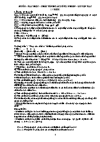 Giáo án dạy thêm môn Toán Lớp 6 - Học kỳ I - Phần Số học