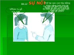 Giáo án điện tử môn Vật lí Lớp 8 - Bài 12: Sự
