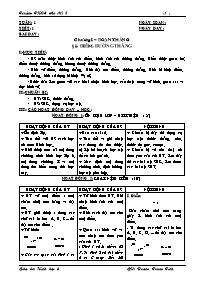 Giáo án Hình học Lớp 6 - Tiết 1 đến 15 - Dương Trung Tính