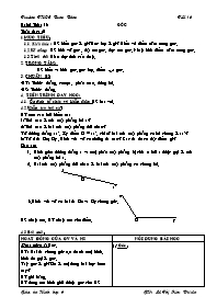 Giáo án Hình học Lớp 6 - Tiết 16: Góc - Lê Th