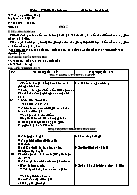 Giáo án Hình học Lớp 6 - Tiết 17: Góc - Năm học 2006-2007 - Nguyễn Công Sáng Giáo án Hình học Lớp 6 - Tiết 17: Góc - Năm học 2006-2007 - Nguyễn Công Sáng