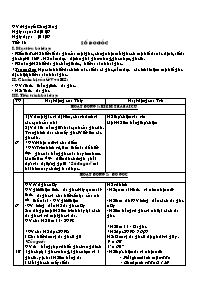 Giáo án Hình học Lớp 6 - Tiết 18: Số đo góc -