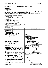 Giáo án Hình học Lớp 6 - Tiết 19, Bài 5: Vẽ góc cho biết số đo - Lê Thị Kim Duyên