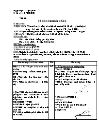 Giáo án Hình học Lớp 6 - Tiết 20: Vẽ góc cho biết số đo - Năm học 2009-2010 (bản 3 cột)