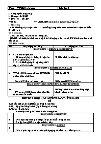 Giáo án Hình học Lớp 6 - Tiết 23: Thực hành Đo góc trên mặt đất - Năm học 2006-2007 - Nguyễn Công Sáng Giáo án Hình học Lớp 6 - Tiết 23: Thực hành Đo góc trên mặt đất - Năm học 2006-2007 - Nguyễn Công Sáng