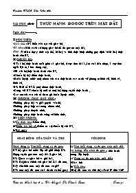 Giáo án Hình học Lớp 6 - Tiết 23+24: Thực hàn