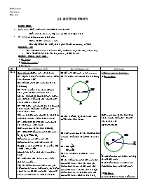 Giáo án Hình học Lớp 6 - Tiết 24, Bài 8: Đườn