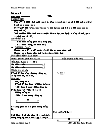 Giáo án Hình học Lớp 6 - Tiết 5: Tia - Năm họ