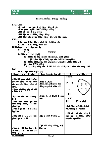 Giáo án Hình học Lớp 6 - Tuần 1 đến 33 - Năm 