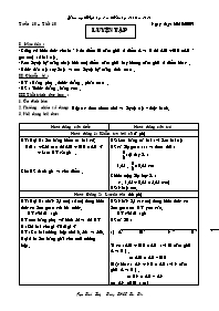 Giáo án Hình học Lớp 6 - Tuần 10 đến 11 - Năm học 2009-2010 - Phạm Thanh Duy