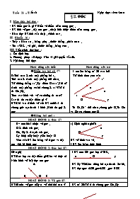 Giáo án Hình học Lớp 6 - Tuần 21 - Năm học 20