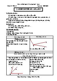 Giáo án Hình học Lớp 6 - Tuần 23 - Năm học 2009-2010