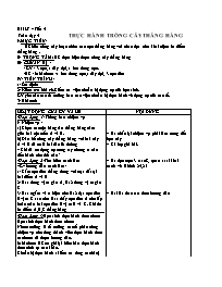 Giáo án Hình học Lớp 6 - Tuần 4 - Tiết 4: Thự