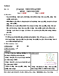 Giáo án Hình học Lớp 9 - Tiết 50, Bài 8: Đườn