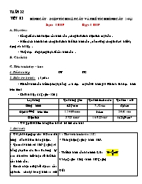 Giáo án Hình học Lớp 9 - Tuần 32 - Năm học 20