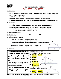 Giáo án Hình học Lớp 9 - Tuần 34 đến 35 - Năm