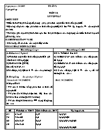 Giáo án môm Số học Lớp 6 - Tiết 28: Luyện tập - Năm học 2009-2010 (bản 2 cột)