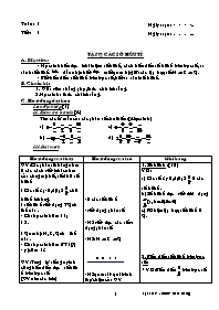 Giáo án môn Đại số Lớp 7 - THCS Tân Hồng