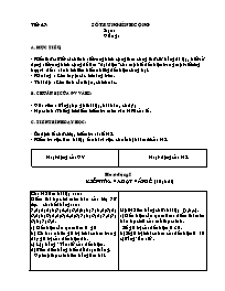 Giáo án môn Đại số Lớp 7 - Tiết 47 đến 48 (bản 2 cột)