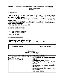 Giáo án môn Đại số Lớp 8 - Tiết 51 đến 52 - N