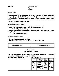 Giáo án môn Đại số Lớp 8 - Tiết 53 đến 54 - N