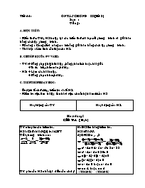 Giáo án môn Đại số Lớp 8 - Tiết 55 đến 56 - N
